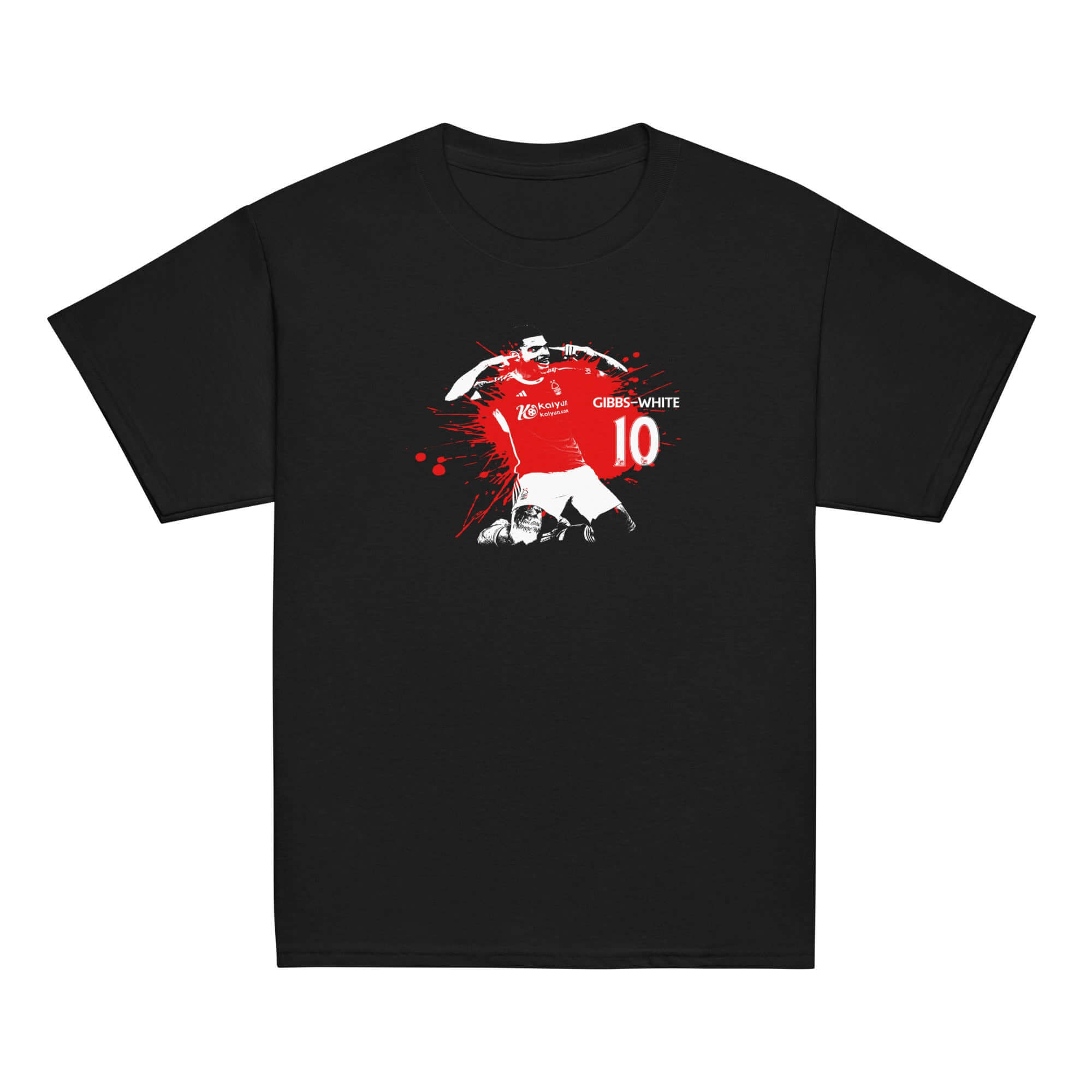 Unisex Youth Short Sleeve T-Shirt - MGW Player Splash by Nottingham Reds