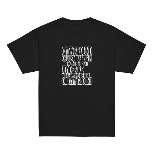 Unisex Youth Short Sleeve T-Shirt - Mist by Nottingham Reds