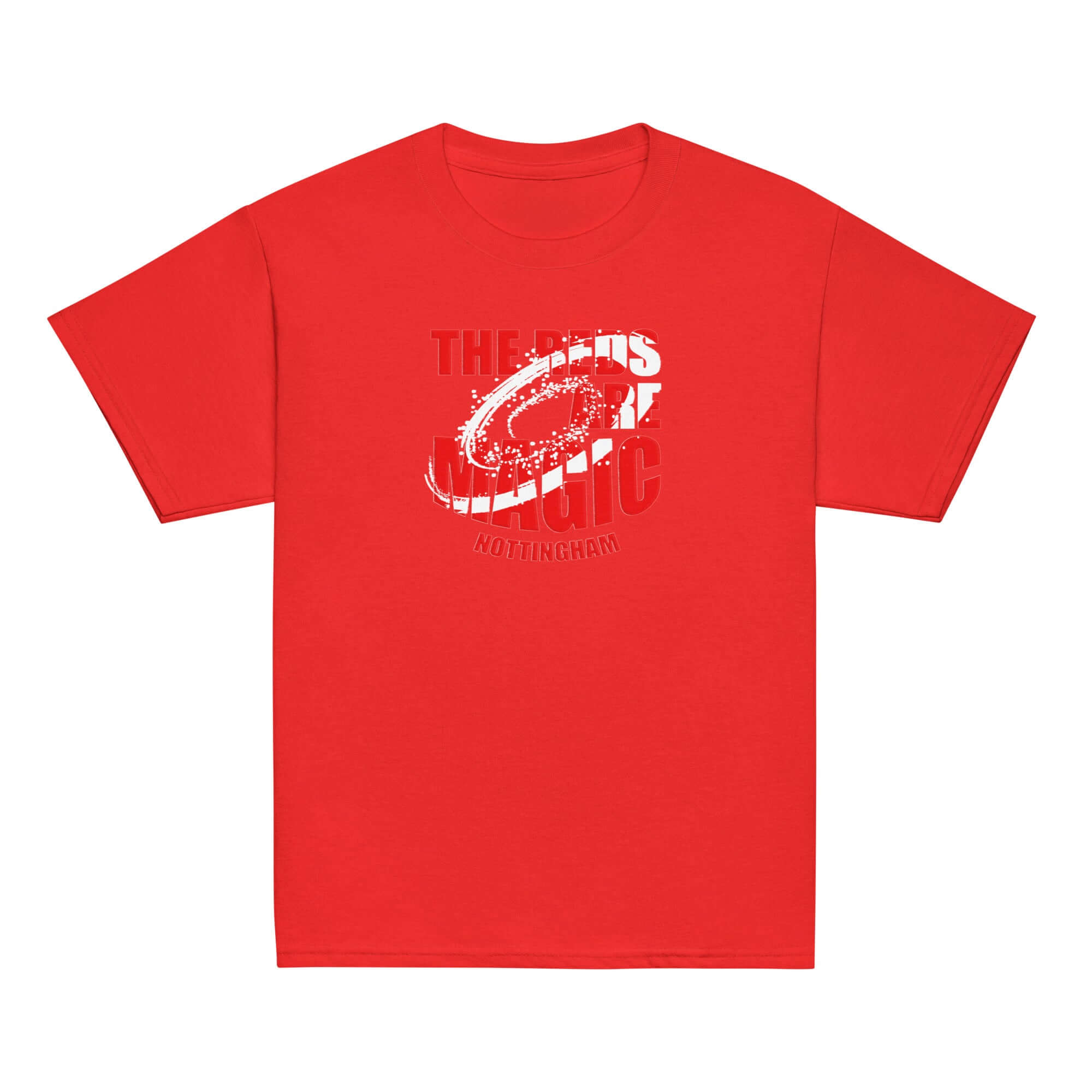 Unisex Youth Short Sleeve T-Shirt - The Reds are Magic by Nottingham Reds