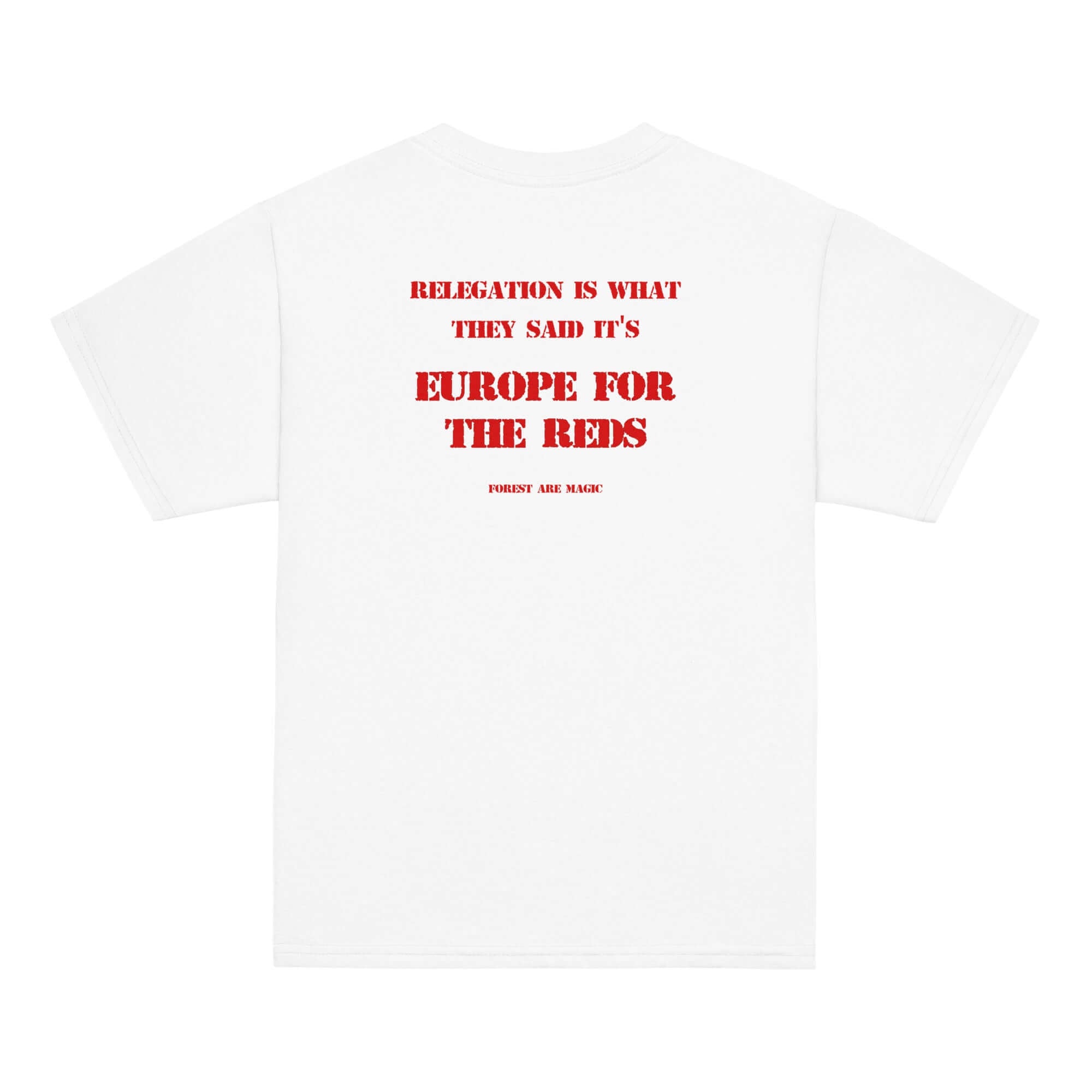 Unisex Youth Short Sleeve T-Shirt - Waka Waka Europe by Nottingham Reds