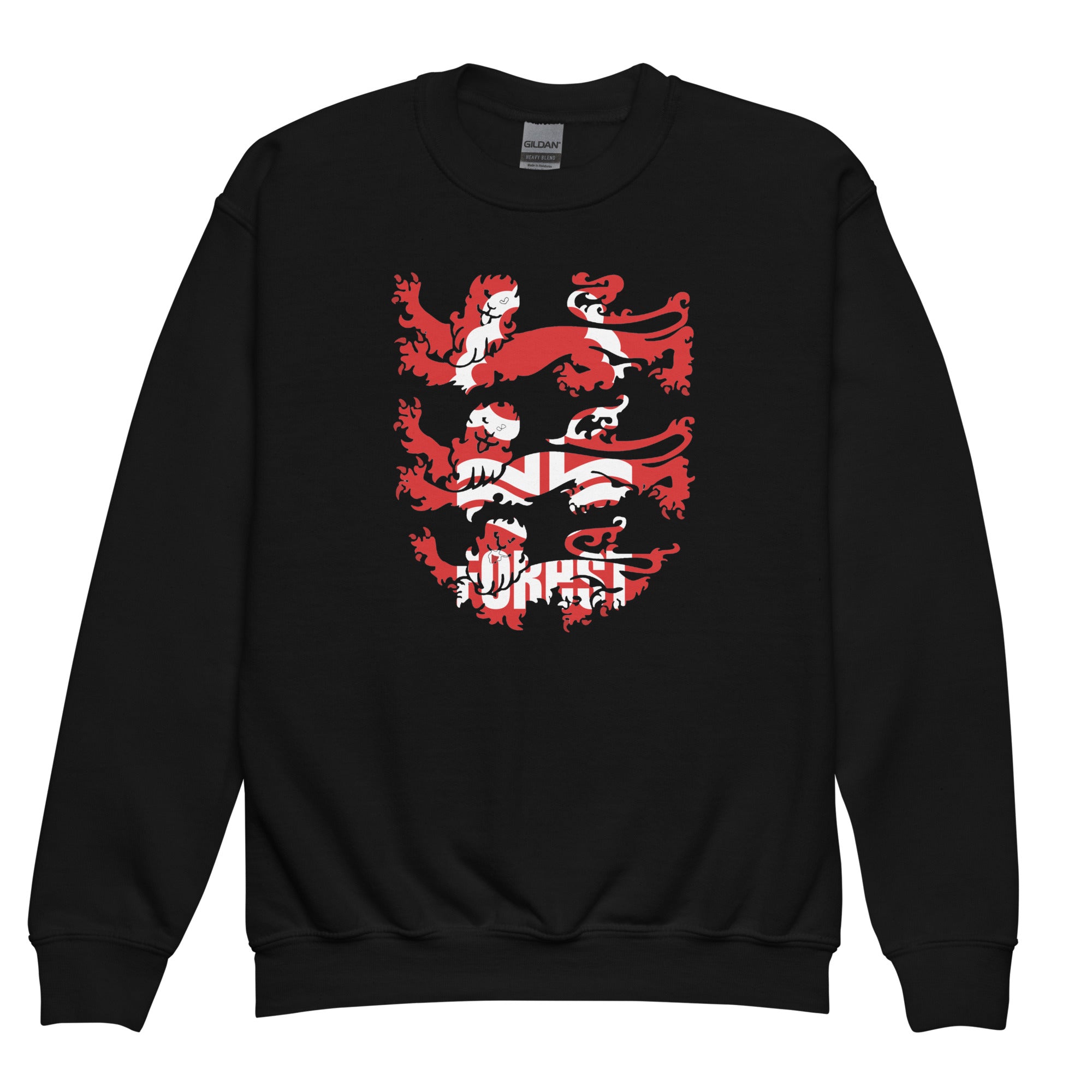 Unisex Youth Sweatshirt - 3 Lions by Nottingham Reds