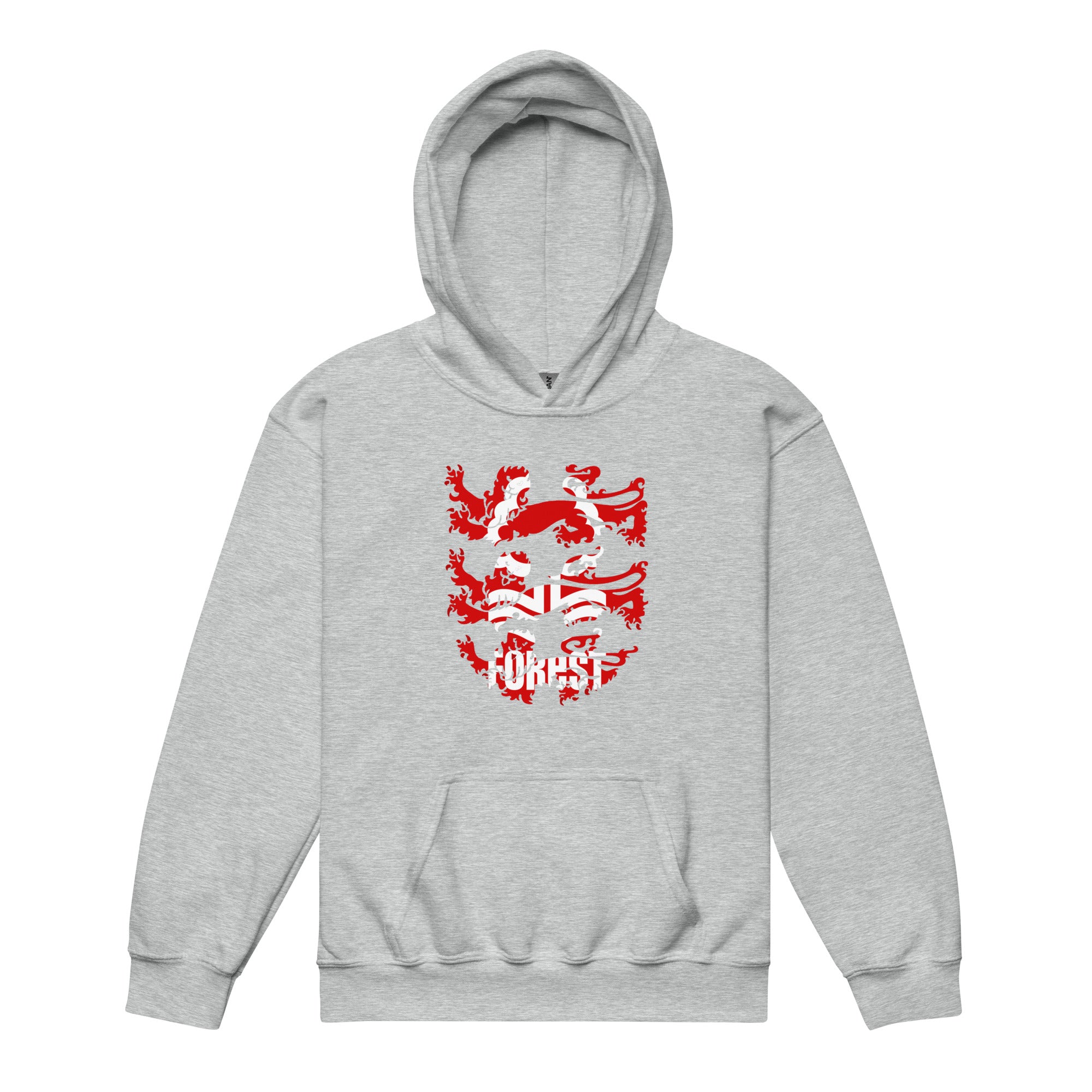 Unisex Youth Hoodie - 3 Lions by Nottingham Reds