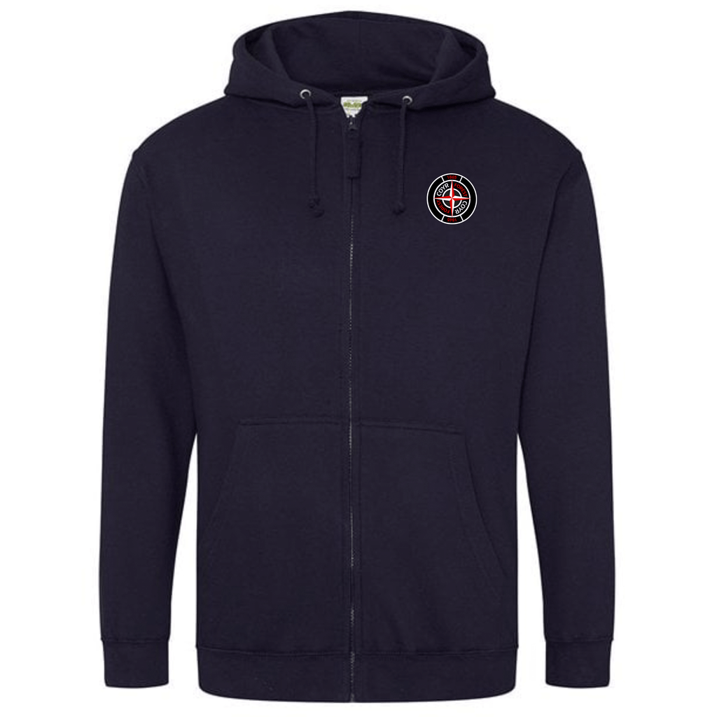 Unisex Zip Hoodie - Stone by Nottingham Reds
